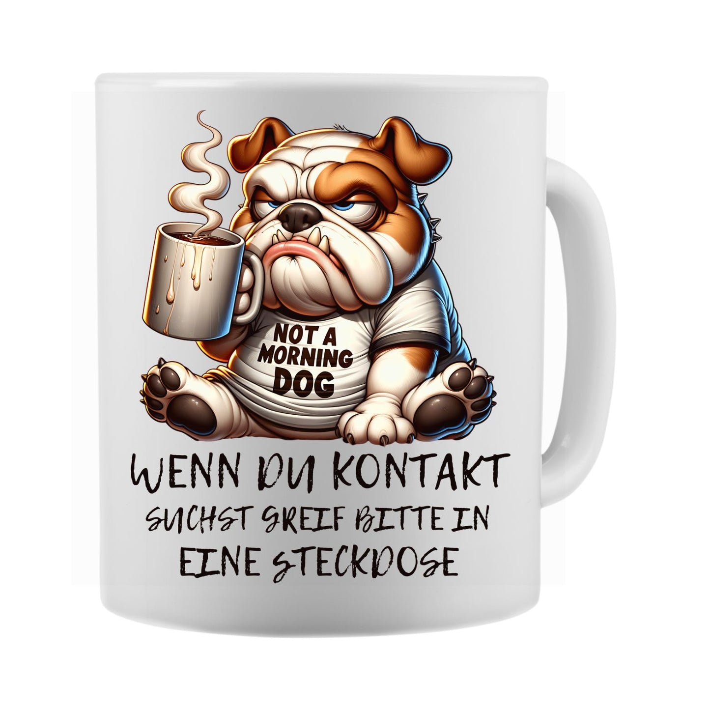 Wenn du Kontakt Suchst...Tasse lustiger Spruch
