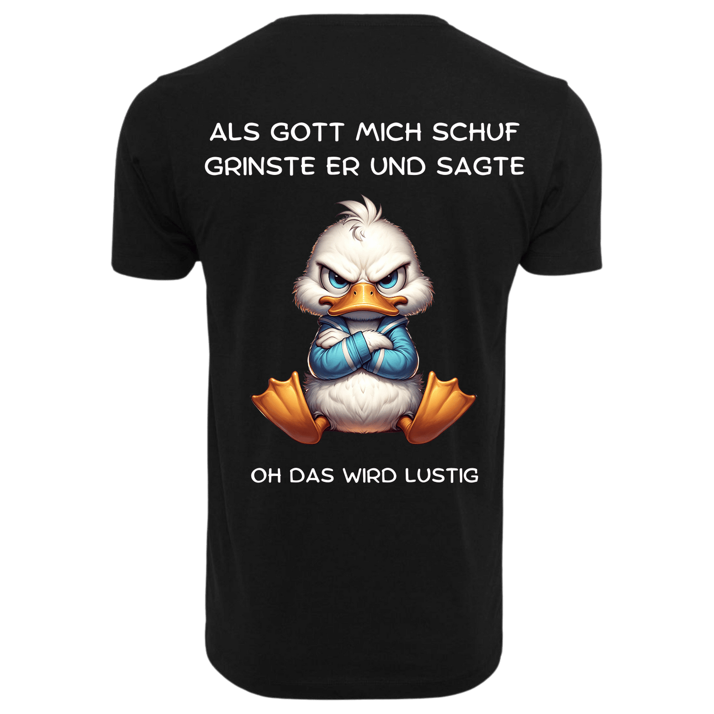Als Gott mich schuf | Premium Shirt Unisex