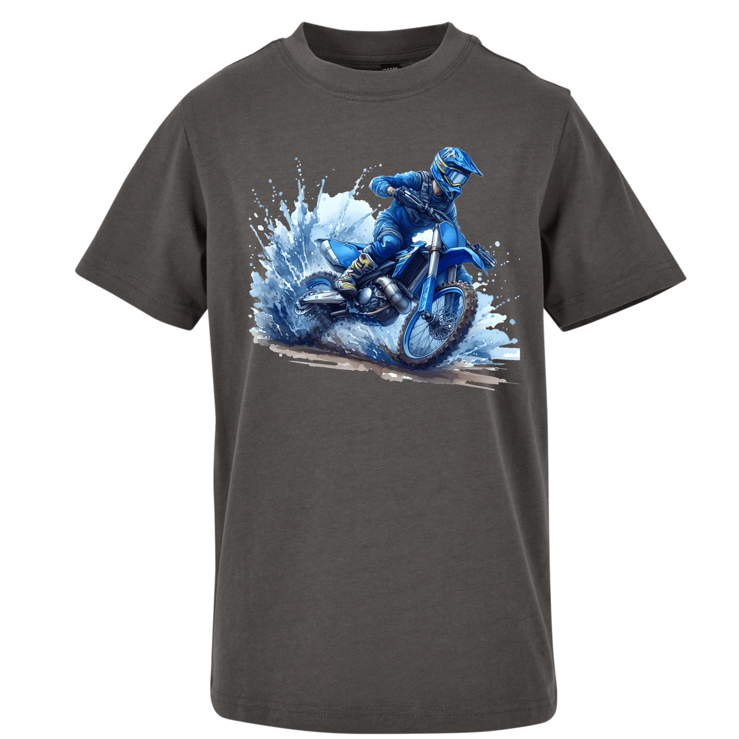 Motorrad blau