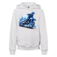Motorrad blau