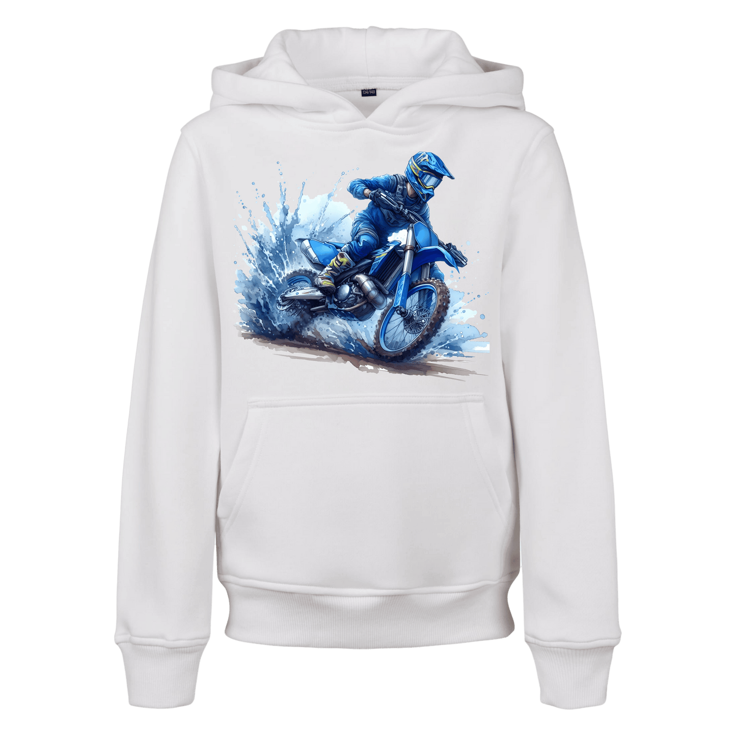Motorrad blau