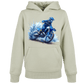 Motorrad blau