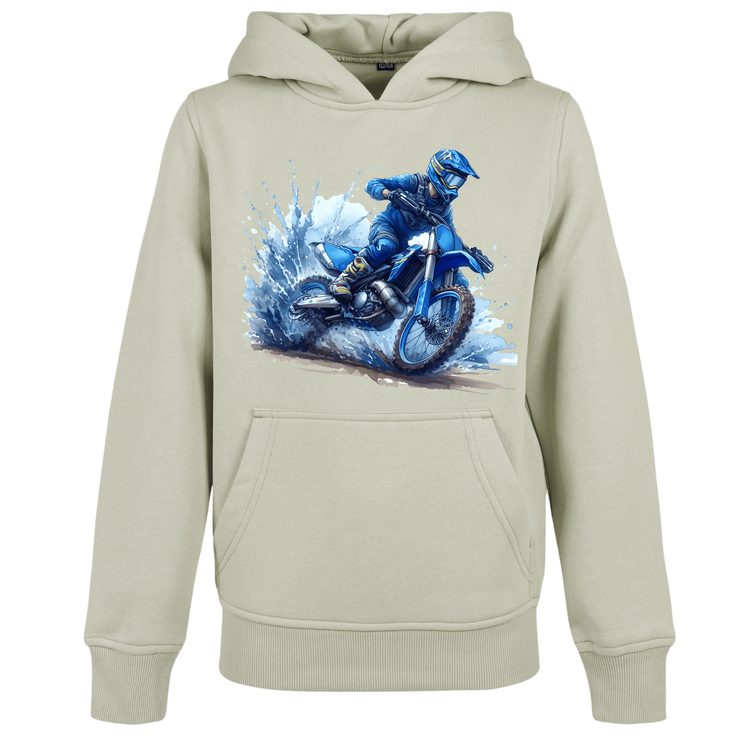 Motorrad blau