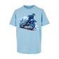 Motorrad blau