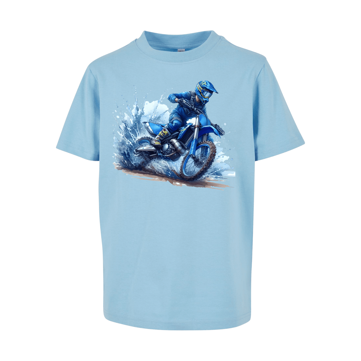 Motorrad blau