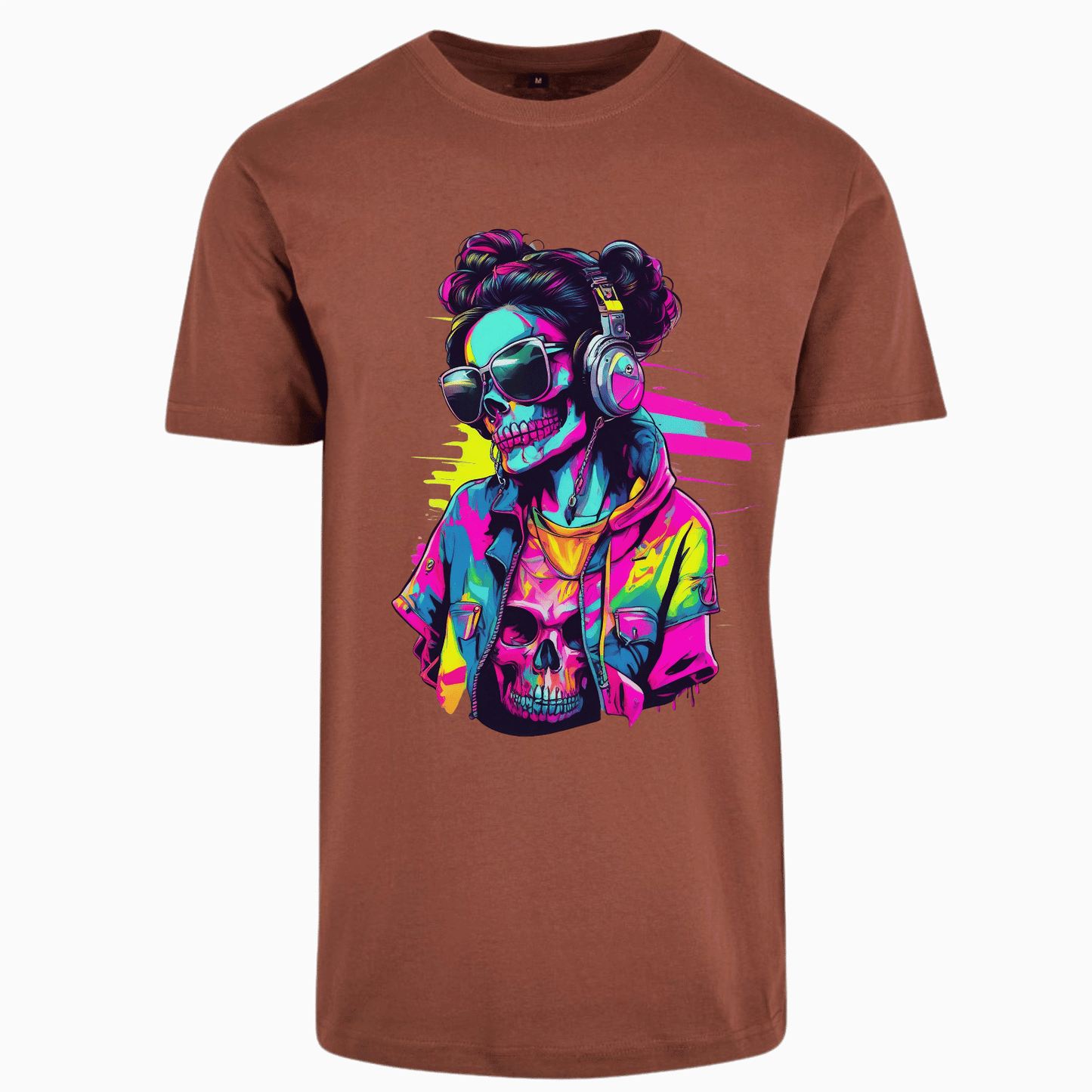 Shirt Neon Frauentotenkopf