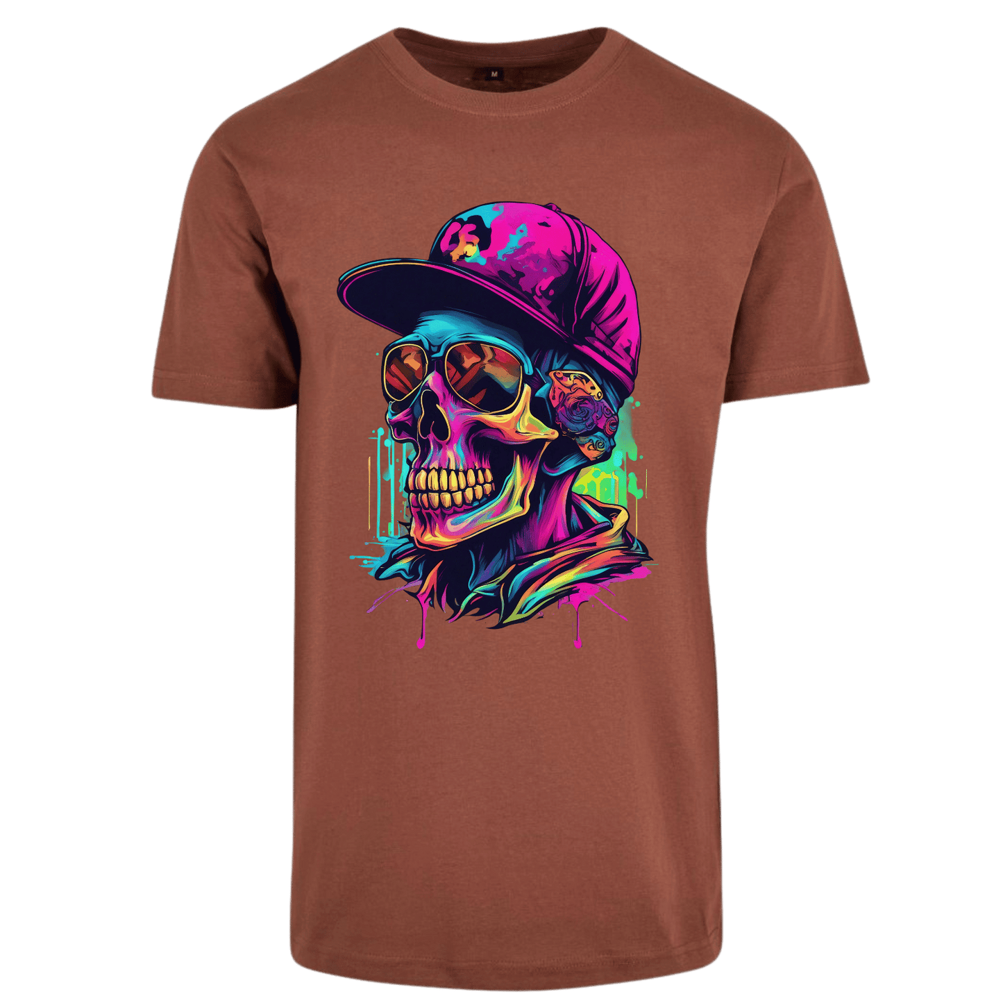 Shirt Neon Totenkopf
