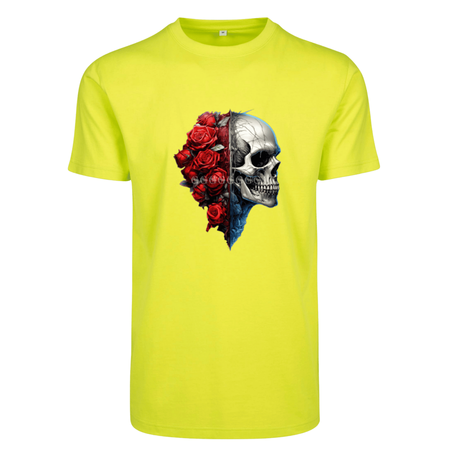 Totenkopf mit Rosen