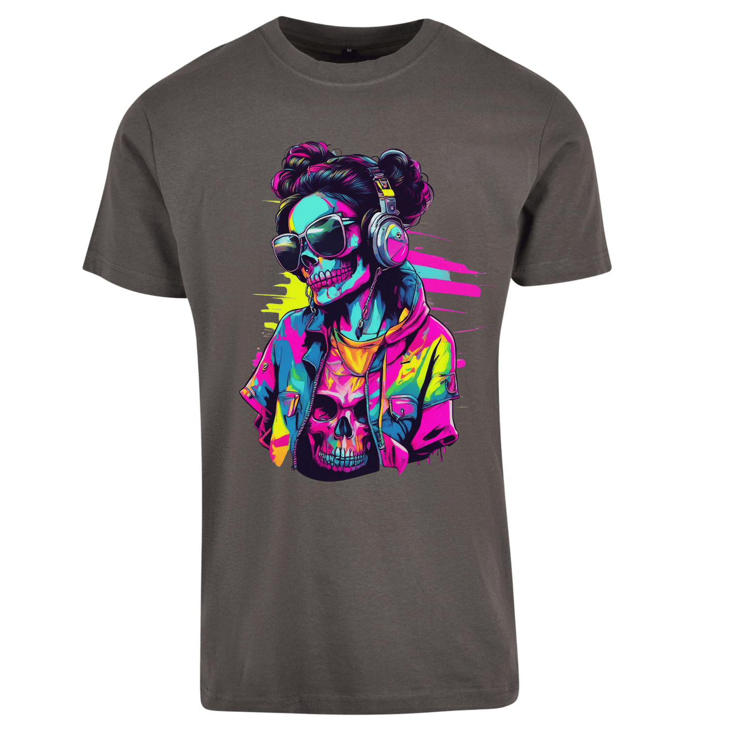 Shirt Neon Frauentotenkopf
