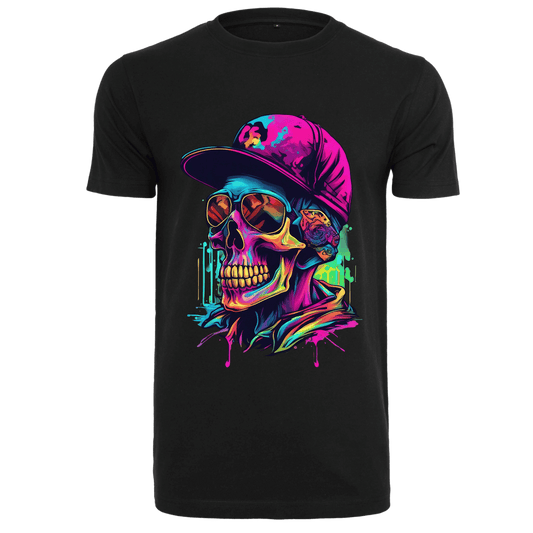Shirt Neon Totenkopf