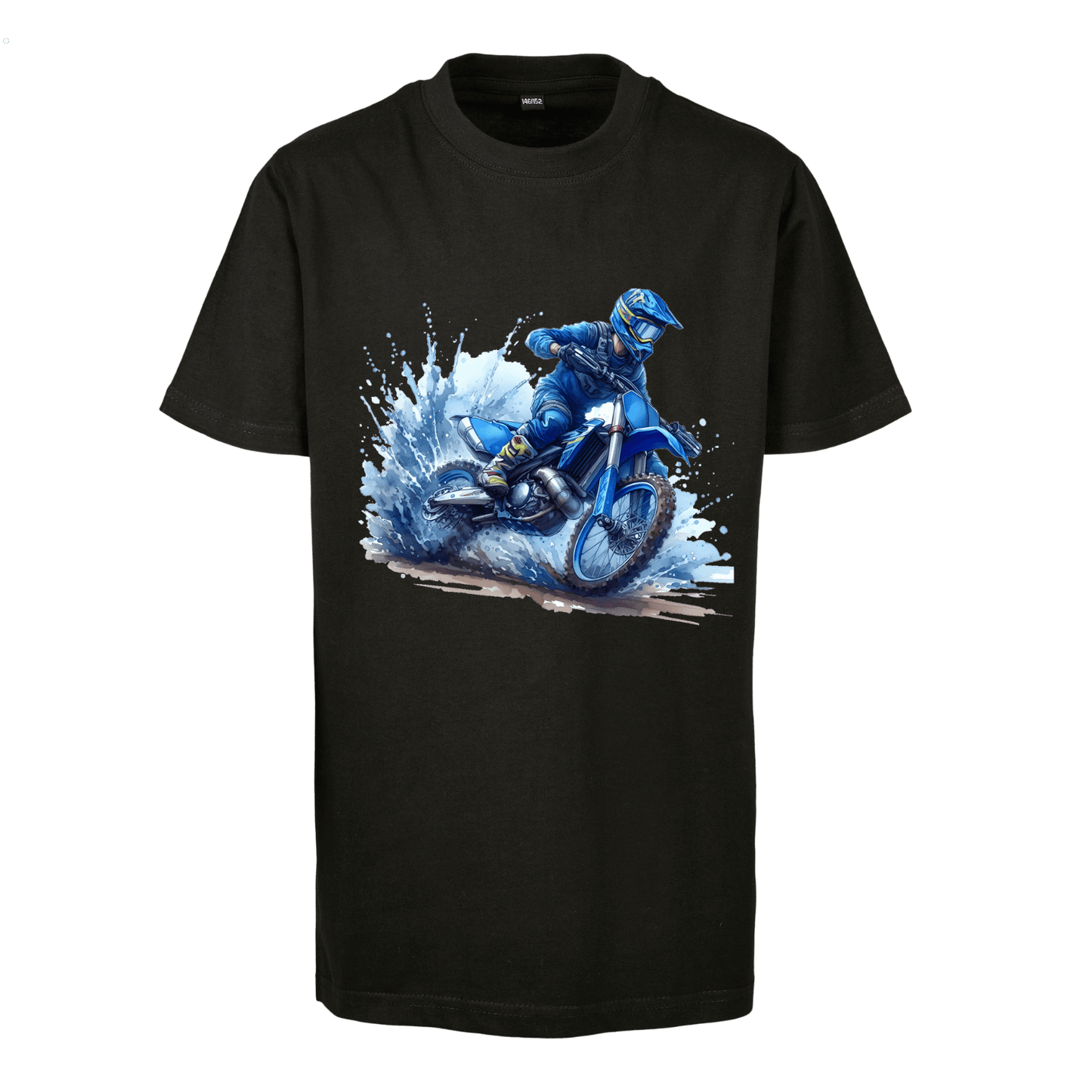 Motorrad blau