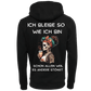 Ich bleibe so wie ich bin...-Hoodie Unisex-Lustiger Spruch