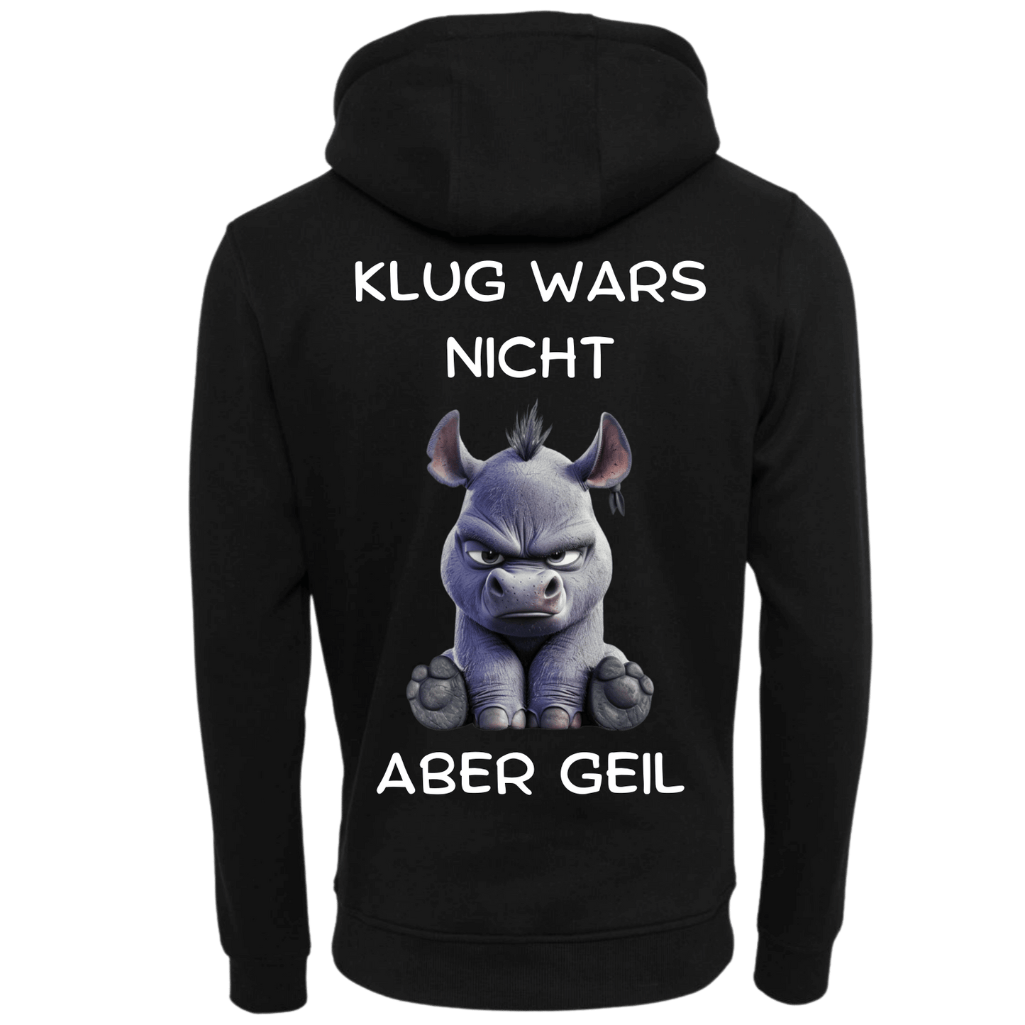 Klug wars nicht aber geil...-Hoodie Unisex-Lustiger Spruch