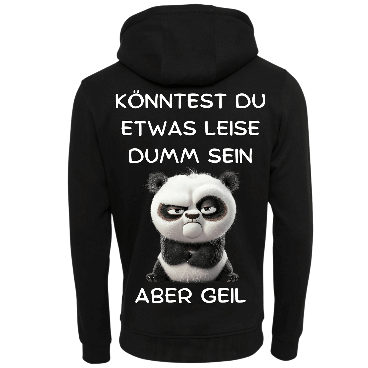 Könntest du etwas leiser dumm sein...-Hoodie Unisex-Lustiger Spruch