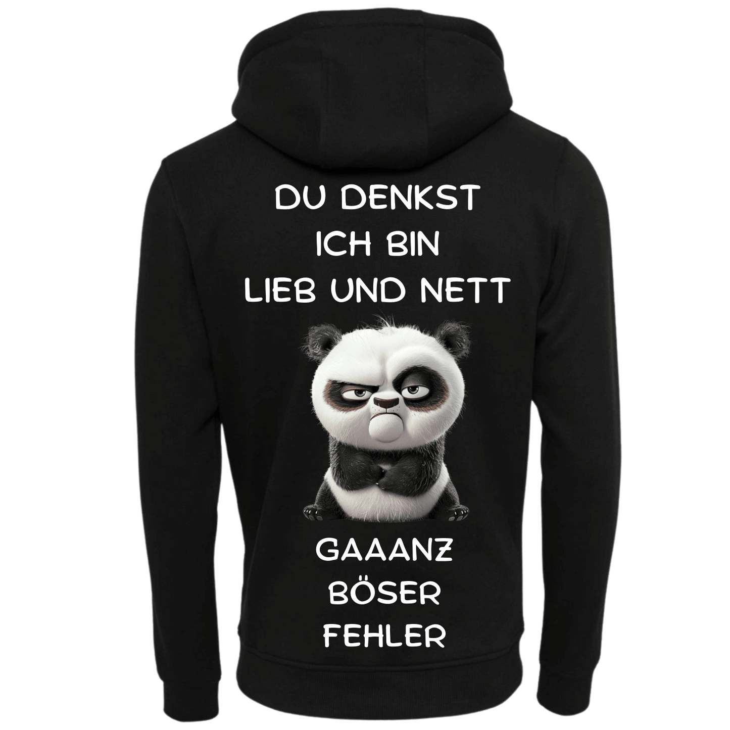 Du denkst Ich bin Lieb und nett...-Hoodie Unisex-Lustiger Spruch