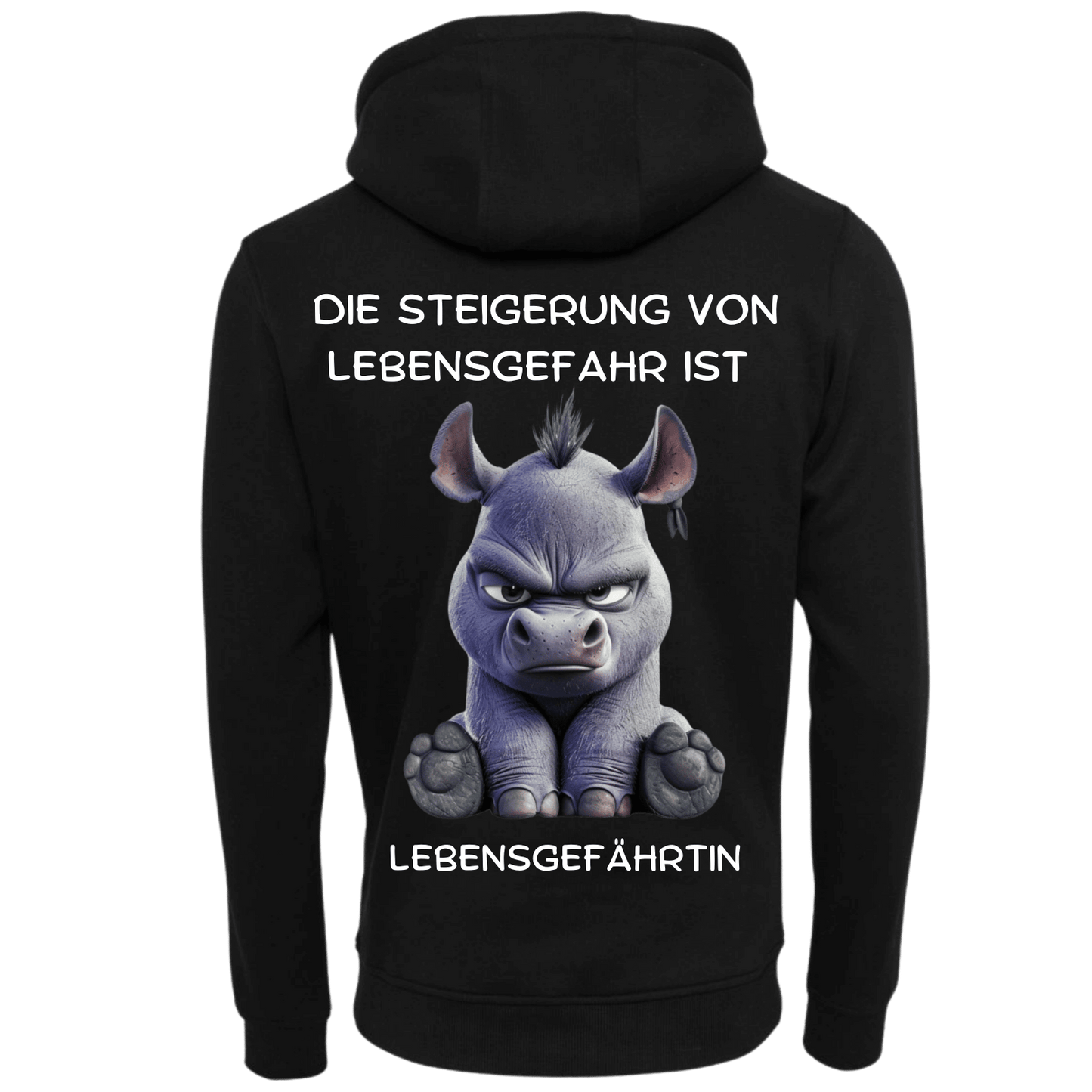 Die Steigerung von Lebensgefahr ist...-Hoodie Unisex-Lustiger Spruch