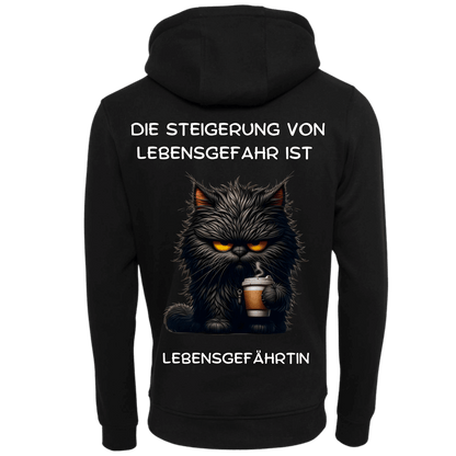 Die Steigerung von Lebensgefahr ist...-Hoodie Unisex-Lustiger Spruch