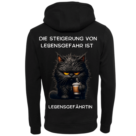 Die Steigerung von Lebensgefahr ist...-Hoodie Unisex-Lustiger Spruch
