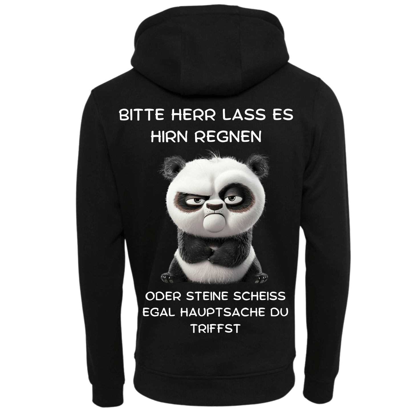 Bitte Herr lass Hirn regnen...-Hoodie Unisex-Lustiger Spruch