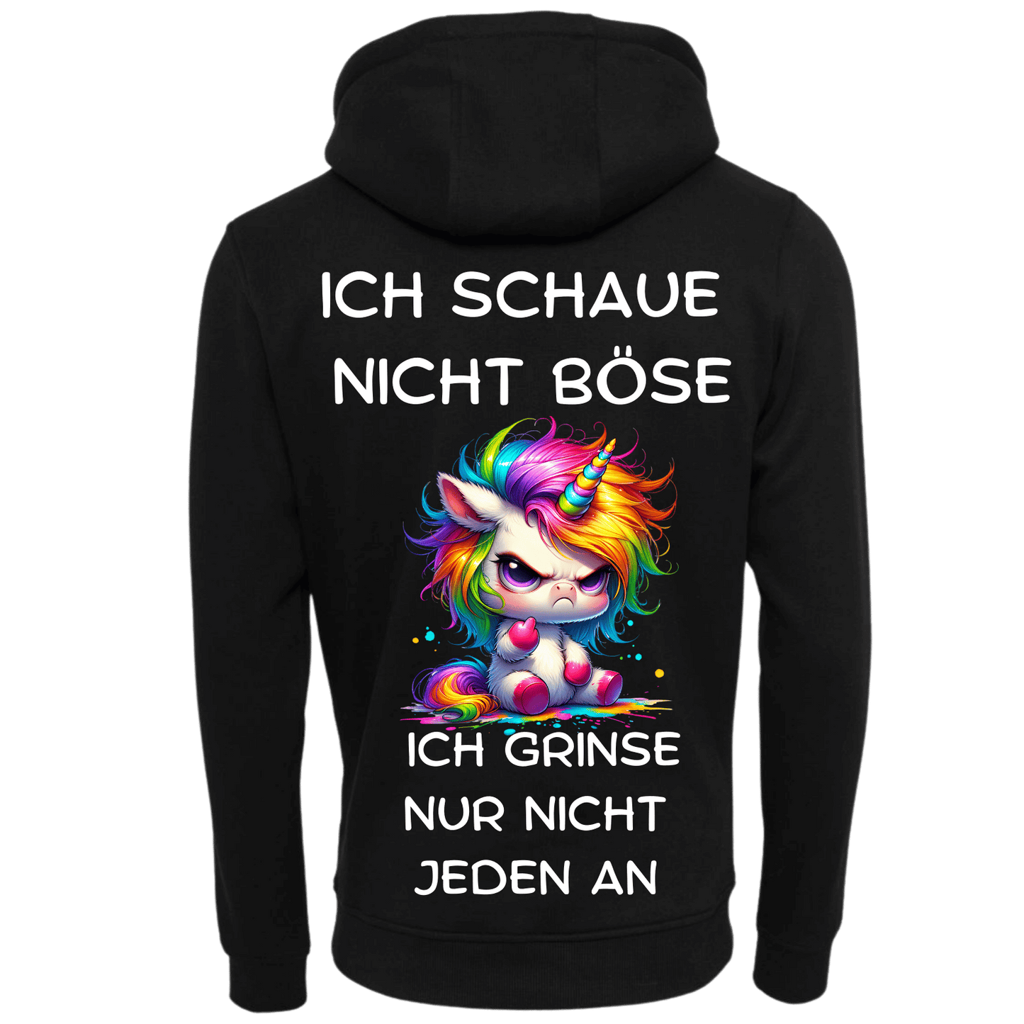 Ich schaue nicht böse...-Hoodie Unisex-Lustiger Spruch