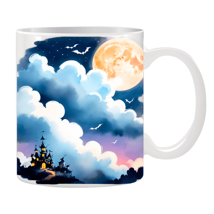 Tasse lilablauer Himmel