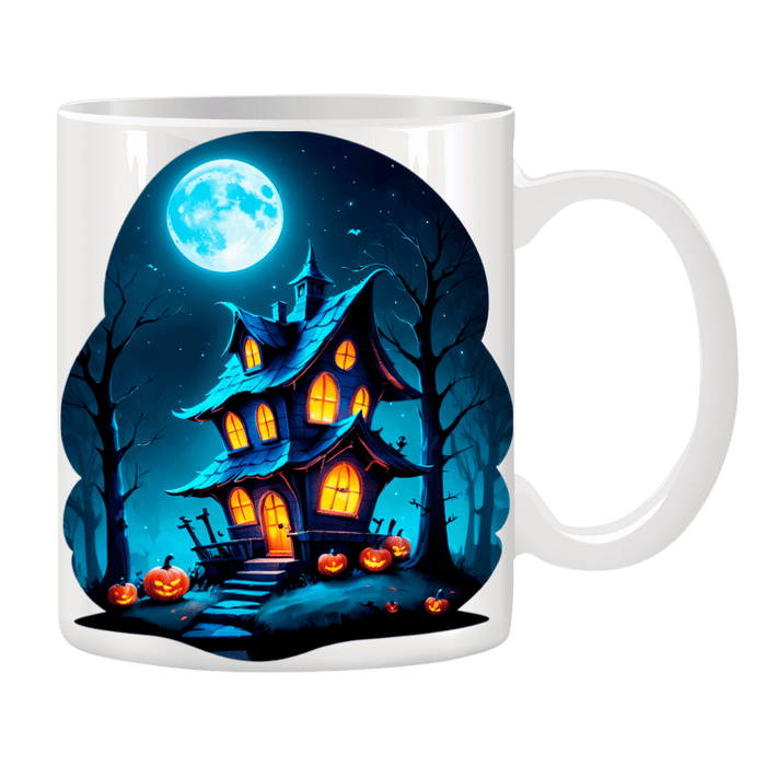 Tasse gruseliges Haus