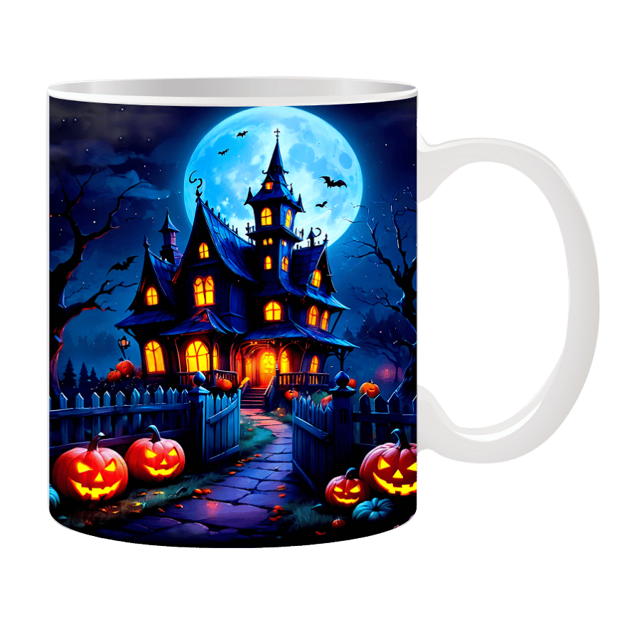 Tasse dunkles Haus