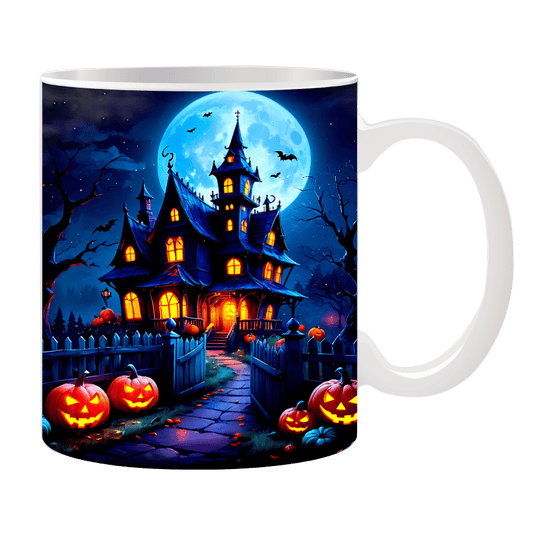 Tasse dunkles Haus