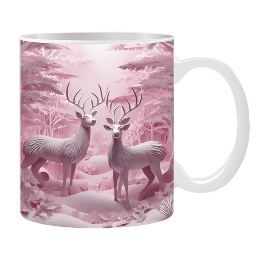 Tasse Pinke Rehe