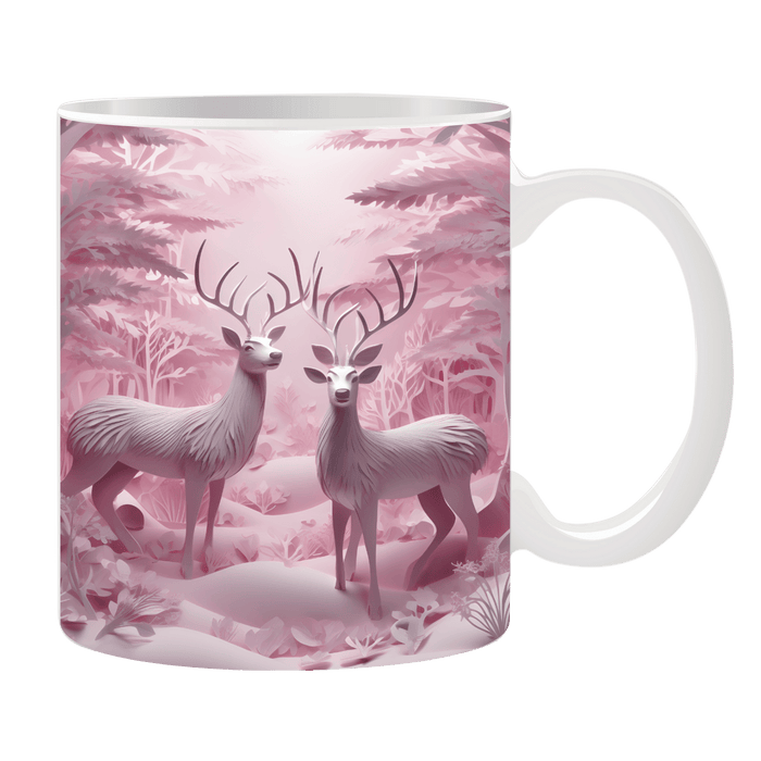 Tasse Pinke Rehe