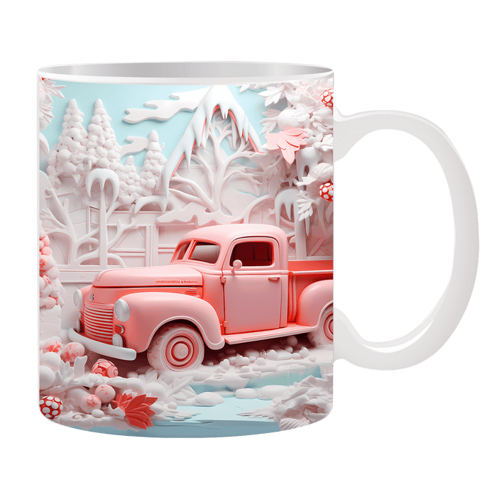 Tasse Pinkes Auto