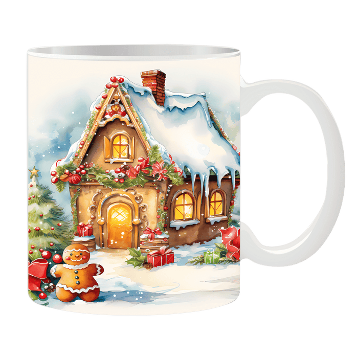 Tasse Lebkuchen mit Haus