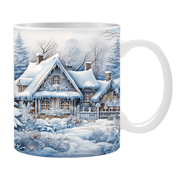 Tasse Zugeschneites Haus