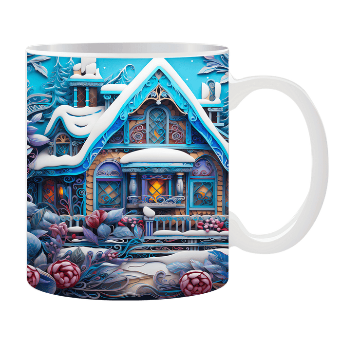 Tasse Blaues Haus