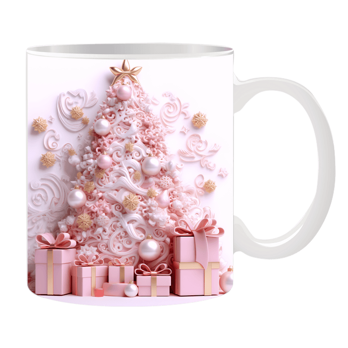 Tasse Pinker Tannenbaum