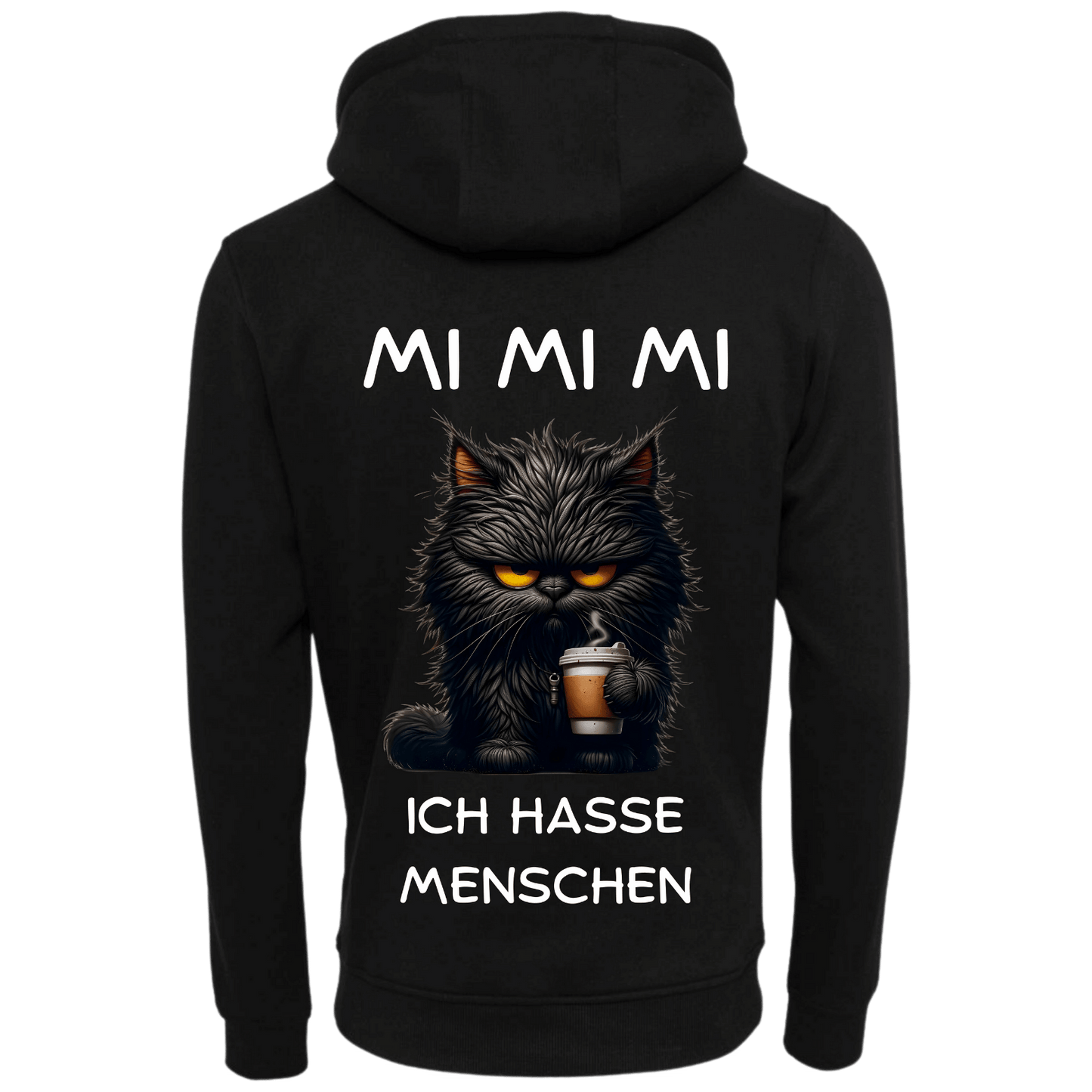 Hoodie MI MI MI Ich hasse Menschen...-Hoodie Unisex-Lustiger Spruch