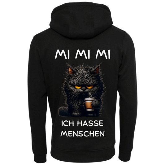Hoodie MI MI MI Ich hasse Menschen...-Hoodie Unisex-Lustiger Spruch