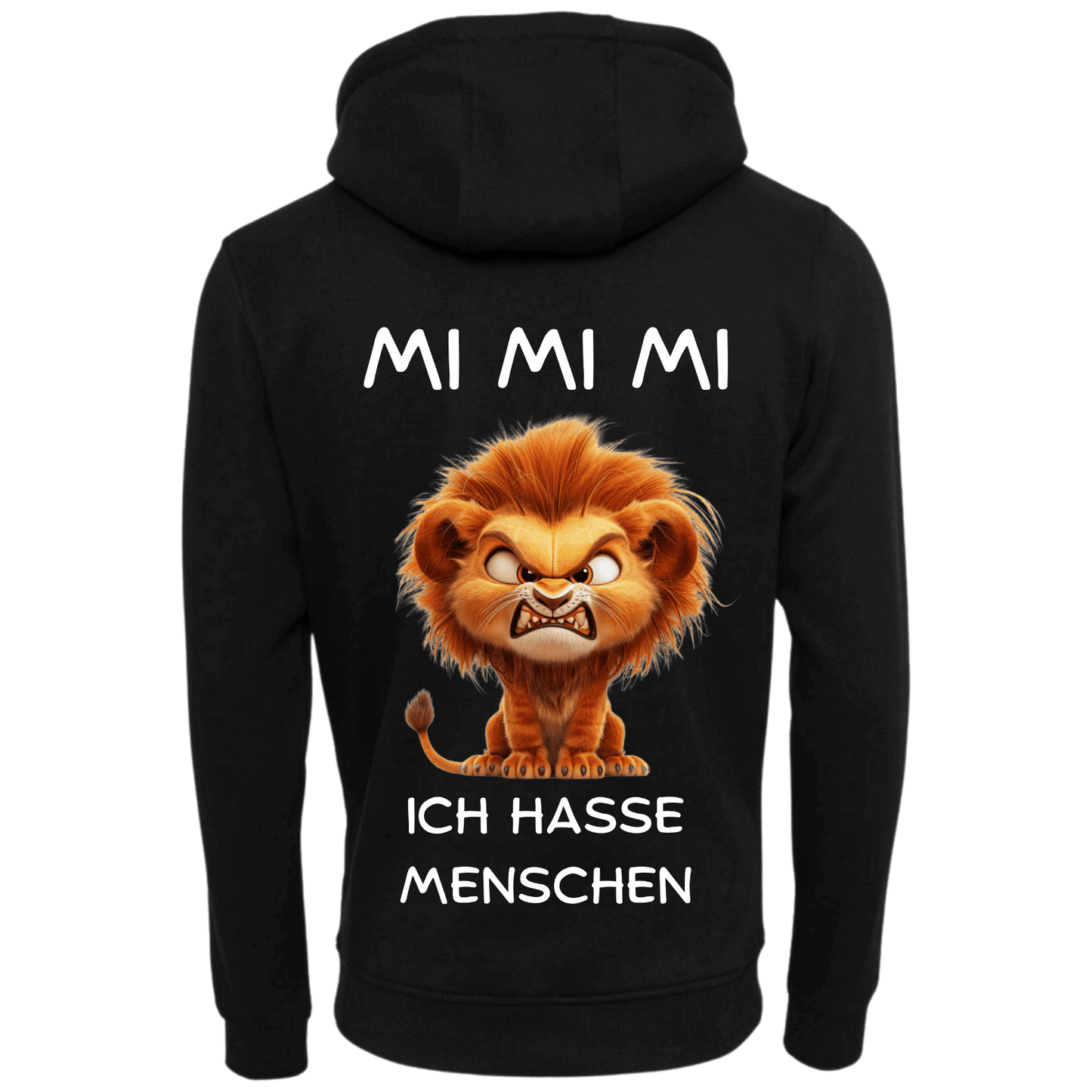 Hoodie MI MI MI Ich hasse Menschen...-Hoodie Unisex-Lustiger Spruch