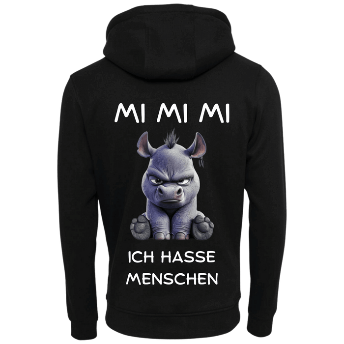 Hoodie MI MI MI Ich hasse Menschen