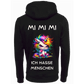Hoodie MI MI MI Ich hasse Menschen...-Hoodie Unisex-Lustiger Spruch