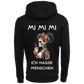 Hoodie MI MI MI Ich hasse Menschen...-Hoodie Unisex-Lustiger Spruch