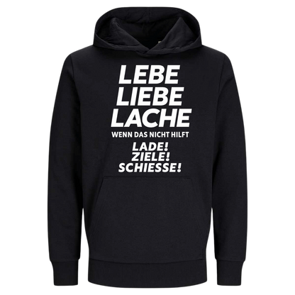 Lebe Liebe Lache   | Premium Hoodie Unisex