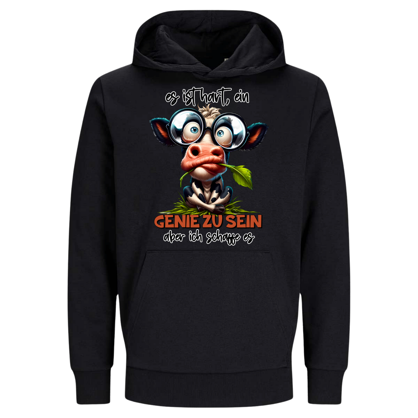 Es ist hart ein Genie zu sein | Premium Hoodie Unisex