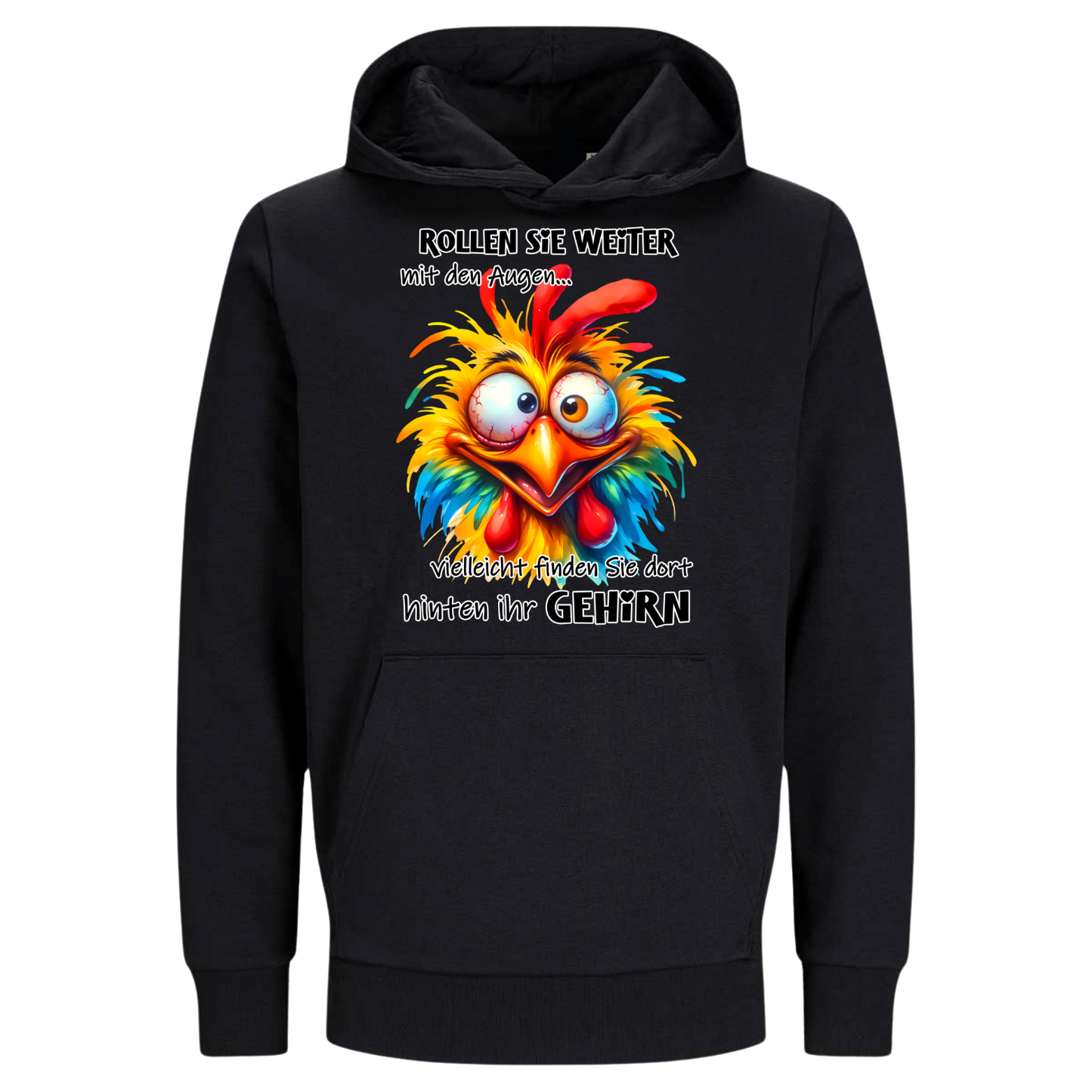 Rollen sie weiter mit ihren Augen | Premium Hoodie Unisex
