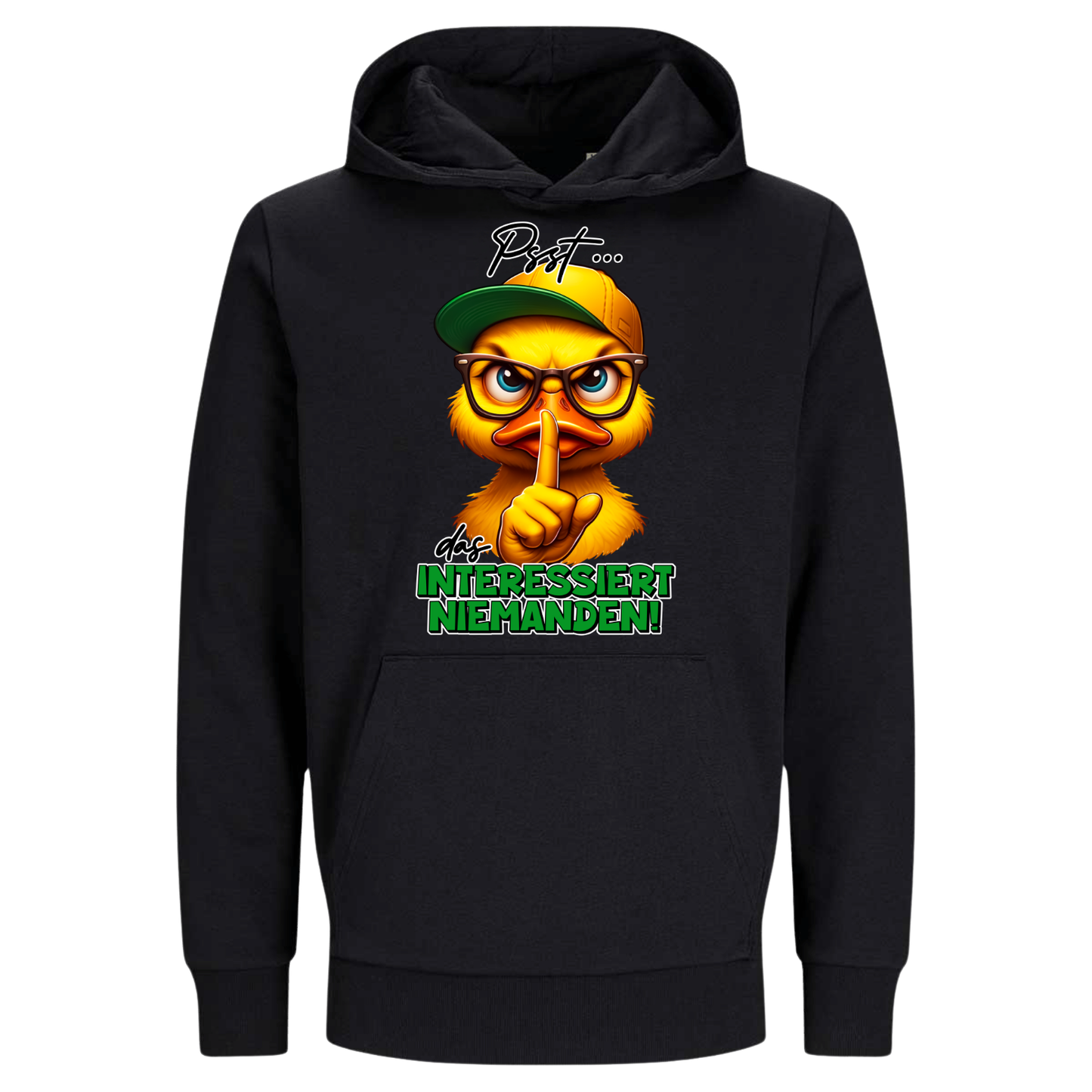 PSSST Das Interessiert niemanden | Premium Hoodie Unisex