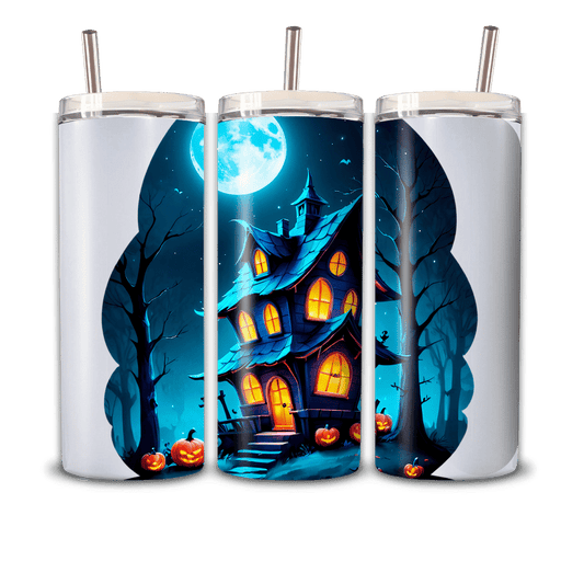 Tumbler Haus im blauen Mondschein