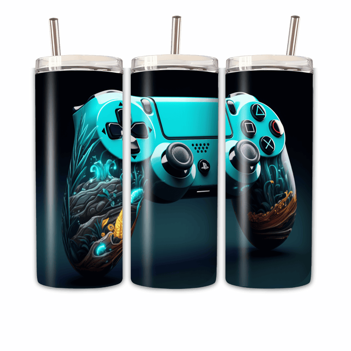 Gaming Tumbler Blauer Controller