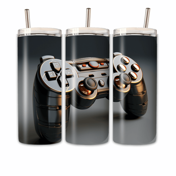 Gaming Tumbler Schwarzer Controller