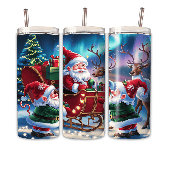 Tumbler Gnom und Weihnachtsman