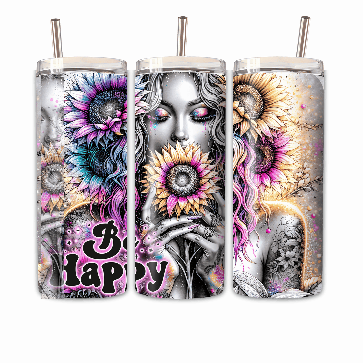 Tumbler Be Happy